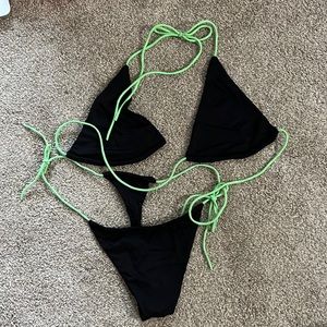 OCEAN BABE Teeny Thong Bikini NEVER WORN